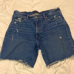 Jean shorts from Abercrombie and Fitch